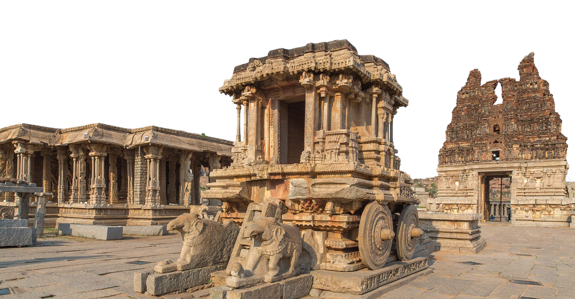 Intricate South Indian temple gopuram