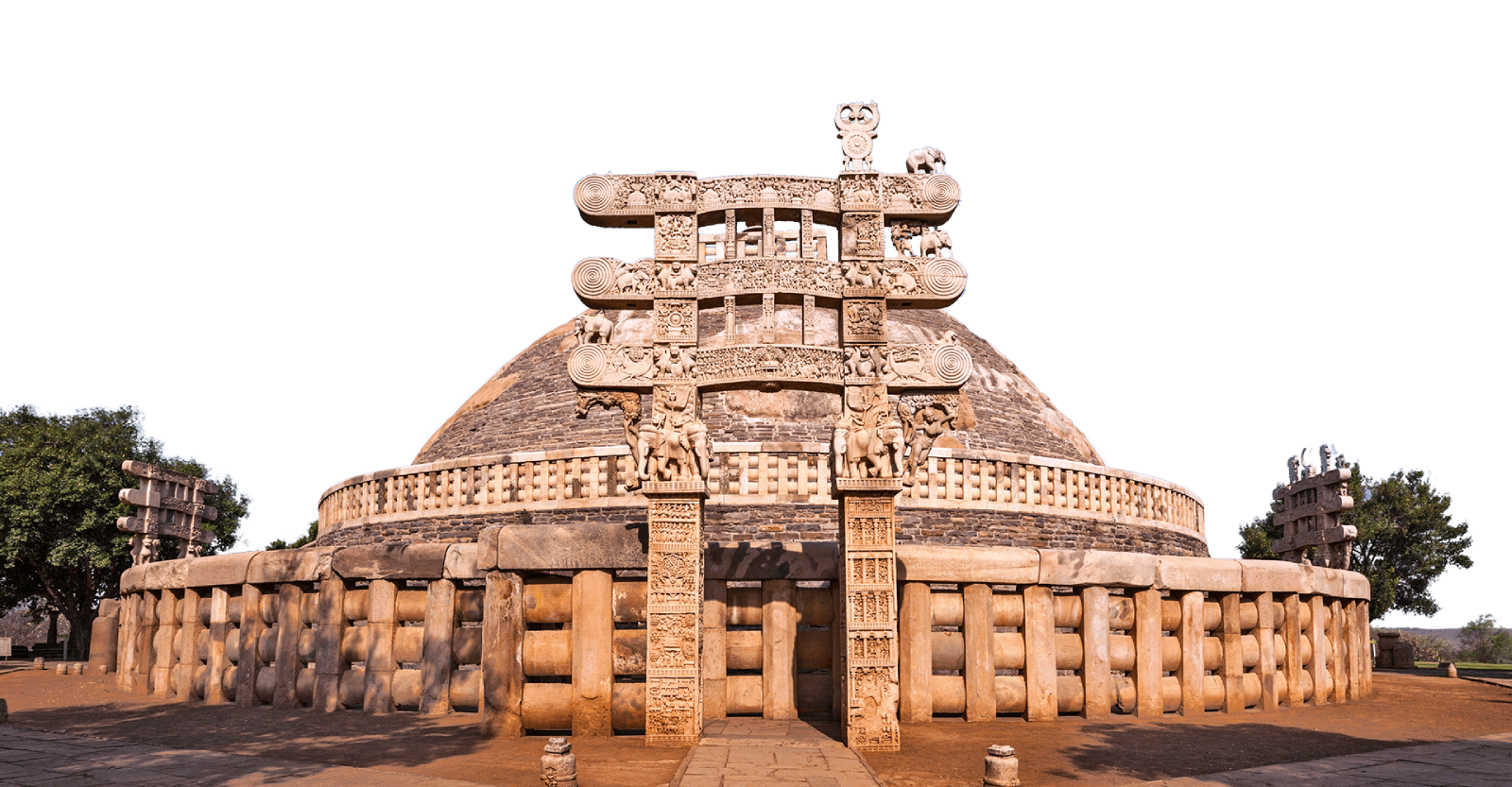 Ornate golden temple structure